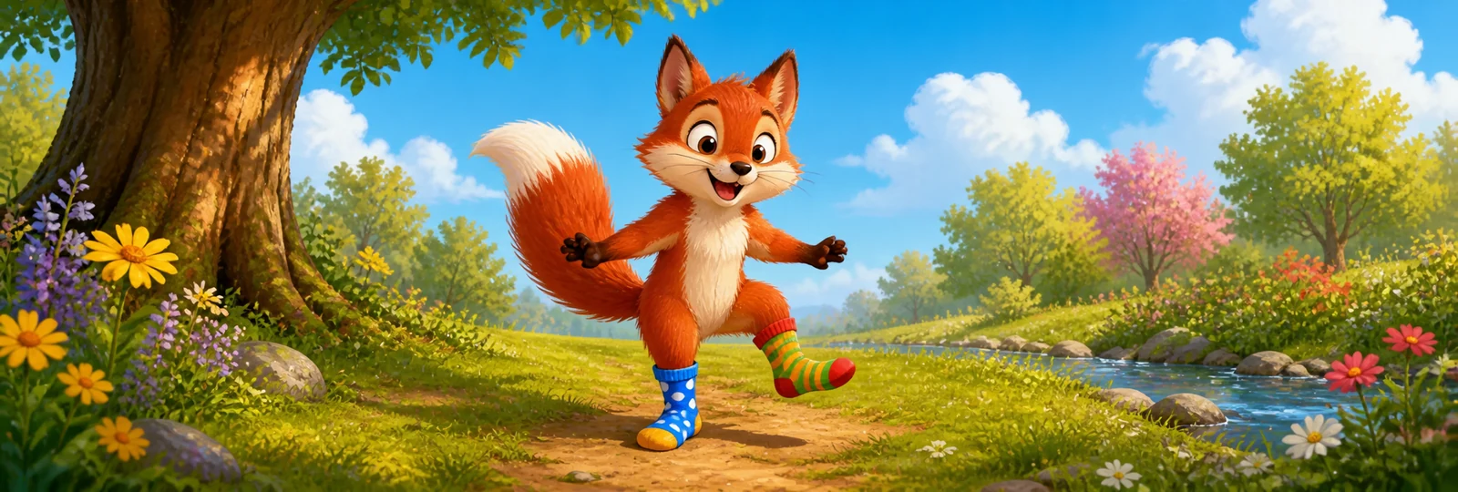 Illustration for Fox in Socks
