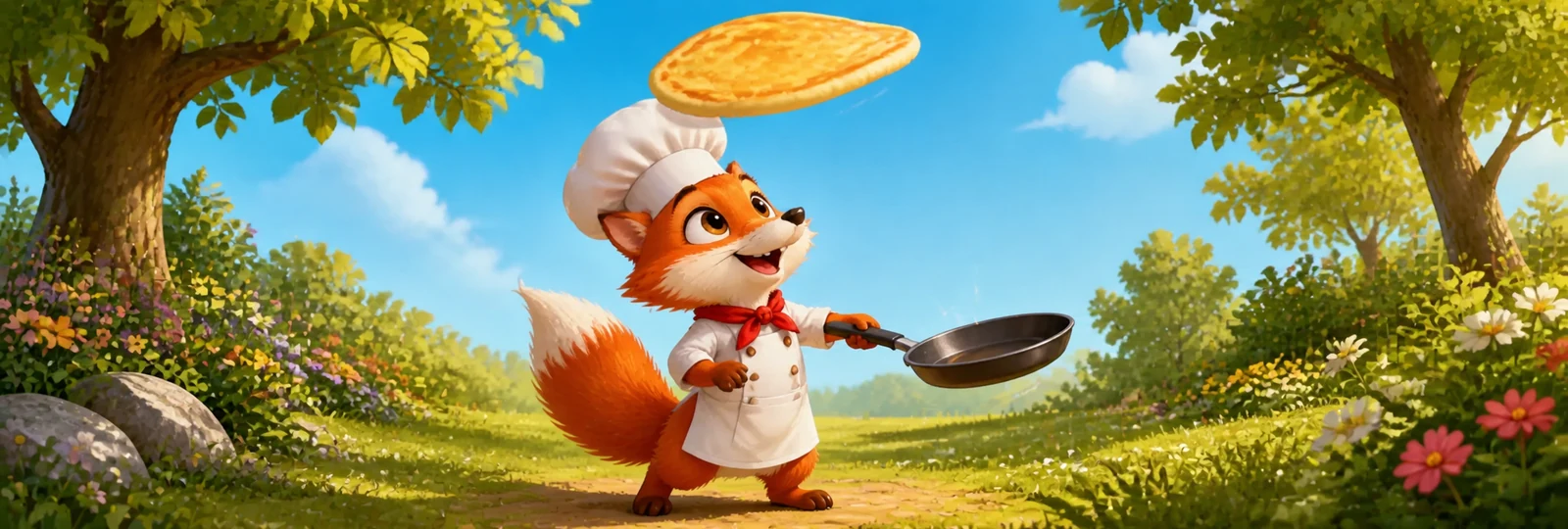 Illustration for Fox Pancake