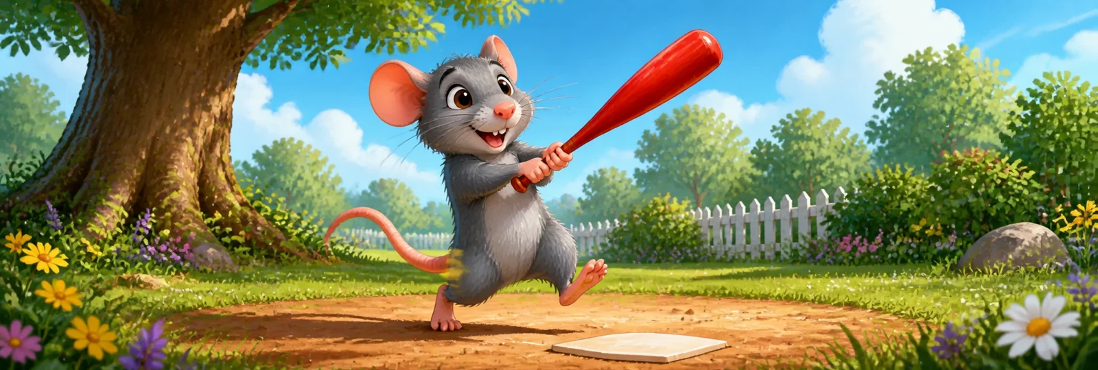 Illustration for Rat's Red Bat
