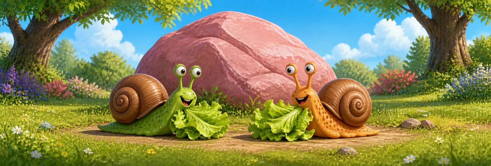 Illustration for The Snail Race